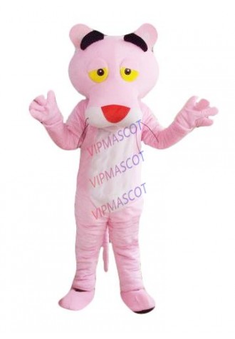New arrival Cartoon Character lovely Pink Panther Mascot Costume party costume Adult Size