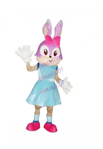 Hot sale Foam Adult cartoon character lovely lucky rabbit Mascot Costume fancy dress party costumes