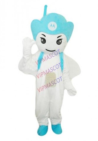 Hot selling Cute Adult cartoon character lovely blue bee Mascot Costume fancy dress party costumes