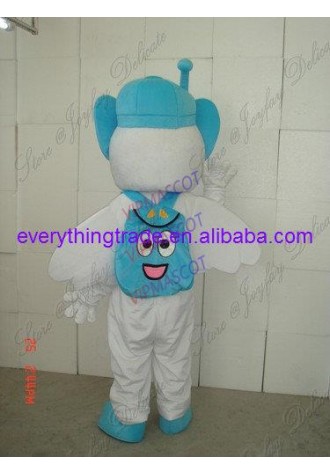 Hot selling Cute Adult cartoon character lovely blue bee Mascot Costume fancy dress party costumes