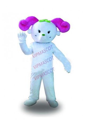 Hot sale Cute Adult Cartoon Character cute little sheep Mascot Costume Hallooween party costume