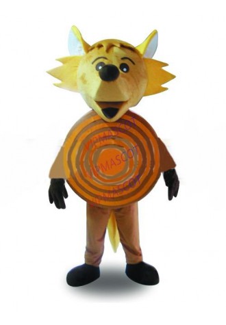 New arrival Cute Adult cute yellow wolf mascot fancy dress costumes Halloween party costumes