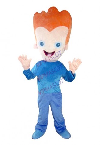 New arrival Cartoon Character Adult cute orange hair boy Mascot Fancy Dress party Costume adult size