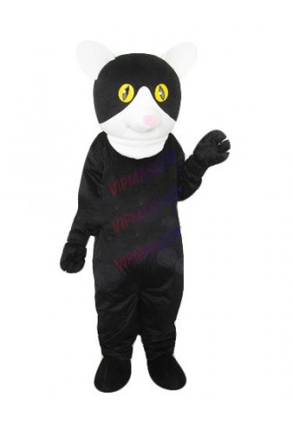 Hot sale Cute Adult black cat mascot fancy dress costumes Halloween party costumes