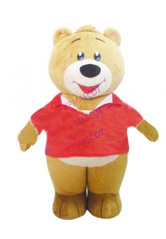 Hot selling Foam Adult lovely cartoon fat bear mascot costume fancy dress party costumes adult size