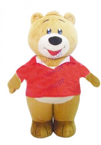 Hot selling Foam Adult lovely cartoon fat bear mascot costume fancy dress party costumes adult size
