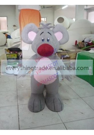 Hot selling Foam Adult lovely cartoon red mouth mouse mascot costume fancy dress party costumes adult size