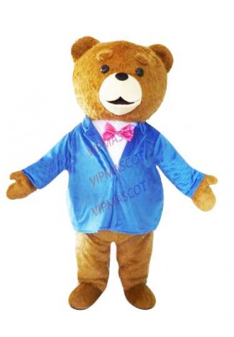 Hot sale Cute Adult teddy bear mascot costume party costumes fancy dres animal mascot outfit