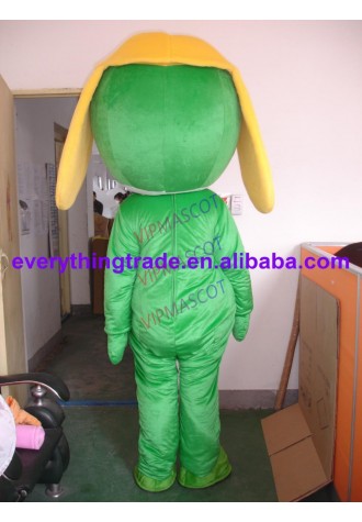 NEW Cute Adult lovely green doll mascot fancy dress costumes Halloween cartoon party costumes