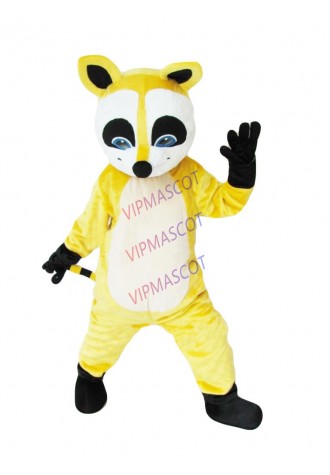 New arrival  Foam Cartoon Character cute yellow fox Mascot Costume fancy dress costume