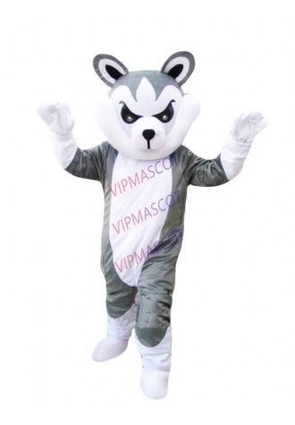 New arrival  Cute Cartoon Character cute grey wolf Mascot Costume fancy dress costume