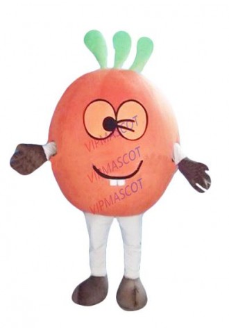 Hot sale Cute Cartoon Character Adult lovely carrot Mascot Costume fancy dress Halloween party costume