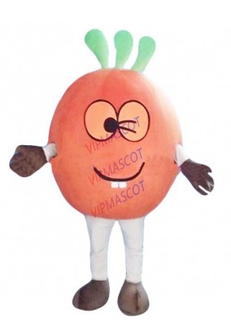 Hot sale Cute Cartoon Character Adult lovely carrot Mascot Costume fancy dress Halloween party costume