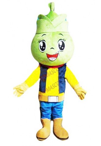 Hot sale Foam Cartoon Character Adult lovely bamboo  Mascot White Mascot Costume fancy dress Halloween party costume
