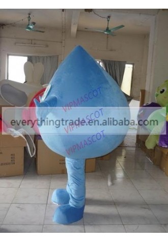 Hot selling Foam Adult cartoon lovely blue water doll mascot costume suit fancy dress party costumes adult size