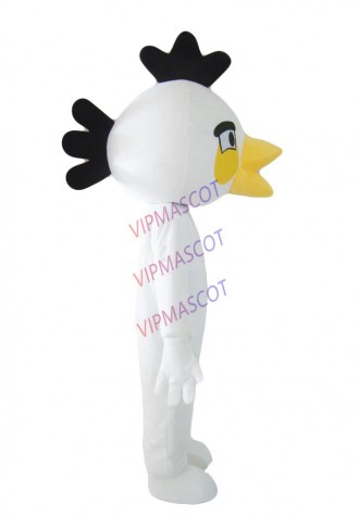 Hot sale Cute Cartoon Character lovely white brid Adult Mascot Costume fancy dress costume