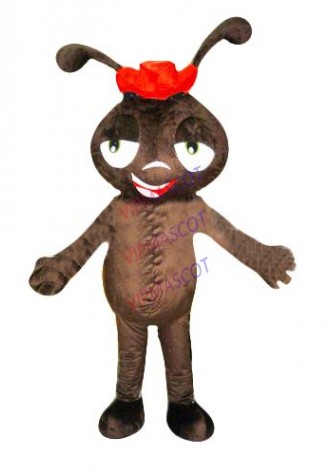 New arrival Cute Adult cartoon cute black little ant mascot costume suit fancy dress mascot party costumes
