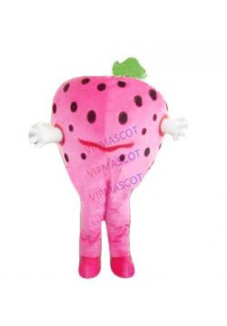 Hot sale Cute Adult Strawberry Mascot Costume berries Fruit Halloween Fancy Dress Cartoon Outfit Suit