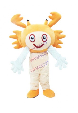 New arrival Cute Adult lovely happy orange doll mascot fancy dress costumes cartoon party costumes adult size