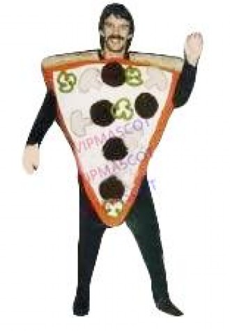 Hot sale Foam Character Adult cute Pizza Slice Mascot Costume fancy dress Halloween party costume
