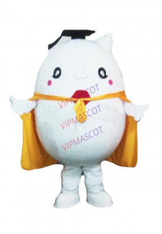NEW Adult lovely little white monster mascot fancy dress costumes Halloween cartoon party costumes