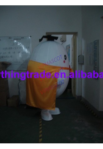 NEW Adult lovely little white monster mascot fancy dress costumes Halloween cartoon party costumes
