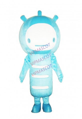 Hot sale Cute Adult cute blue doll mascot fancy dress costumes Halloween cartoon party costumes