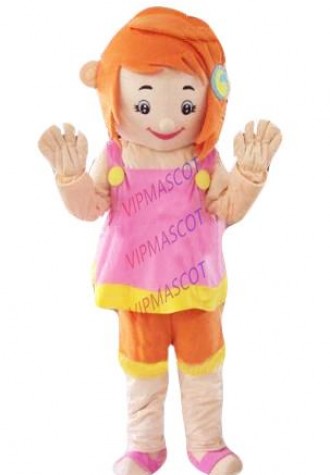 New arrival Foam Adult cute lovely girl character mascot costumes party outfits