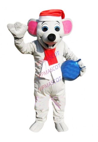 Hot sale Adult XMAS MOUSE Mascot Costume Adult Size Halloween Cartoon Party Outfits Fancy Dress