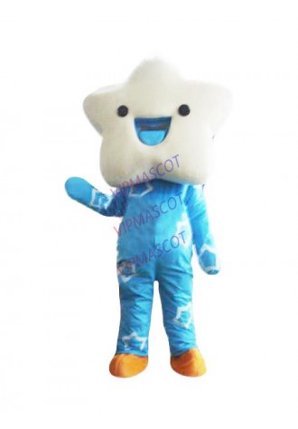 Hot sale Foam Adult new blue star mascot costumes cute festive fancy dress Halloween costume