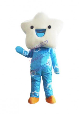 Hot sale Foam Adult new blue star mascot costumes cute festive fancy dress Halloween costume