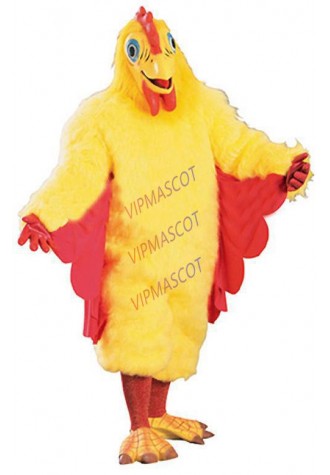 Hot selling Cute Adult cute Funny Chicken Mascot Costume Rooster Cock Chanticleer Adult Fancy Dress Cartoon Suit