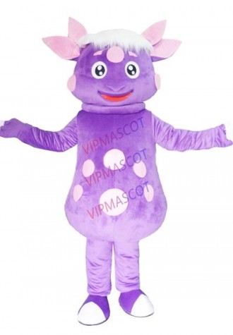 Purple Luntik Character Mascot Costume For Adult Fancy Dress Charactor Party