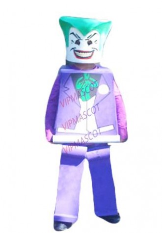 mascot block brick JOKER mascot costume custom cosplay cartoon character carnival costume fancy dress anime theme wholesale kits