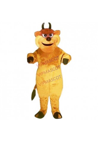 mascot  New Tough Bull Mascot Costume Adult brown ox cattle theme Mascotte anime cosplay costumes carnival fancy dress