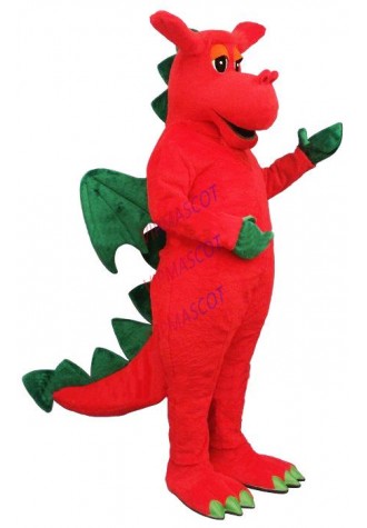 Friendly Tyrannosaurus Dinosaur Dragon Mascot Costume Halloween Theme Cartoon Anime Cosplay Costumes Mascotte Fancy Dress Kits