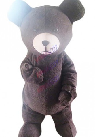 Latest high quality top hat black bear cartoon costume bear mascot costume PROM dress skirt Party special clothing