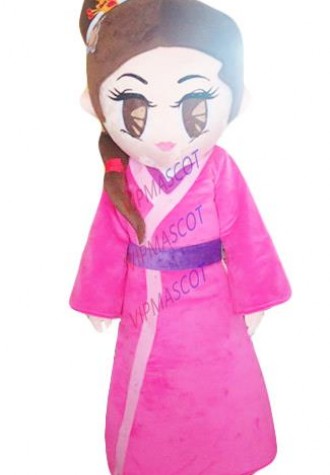 Hot sale! mascot costumes girl for sale anime carnival costume Halloween Dress kids party free shipping