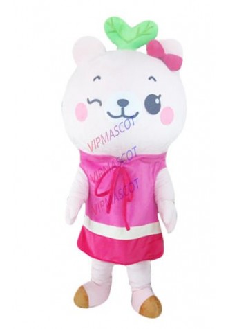 High Quality Pink LOTSO Bear Mascot Costume Cartoon Mascot Costume