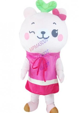 High Quality Pink LOTSO Bear Mascot Costume Cartoon Mascot Costume