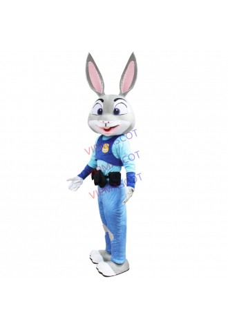 Free Shipping Crazy City Animal Mascot Judy Hopp Rabbits And Nick Fox Mascot Costume