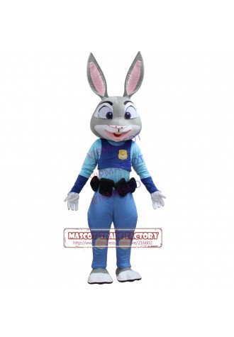 Free Shipping Crazy City Animal Mascot Judy Hopp Rabbits And Nick Fox Mascot Costume