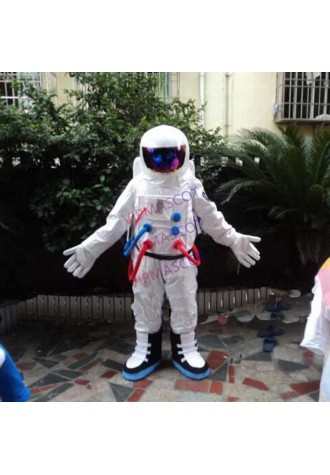 Spaceman Mascot Costume Astronaut Halloween Party Dress AdultSize Free Shipping