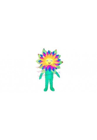 Pretty Flower Mascot Costume with butterflys Adult High Quality Custom Garden flower theme cosply mascotte fancy dress kits 1721