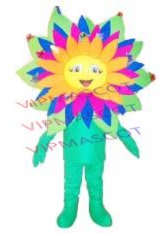 Pretty Flower Mascot Costume with butterflys Adult High Quality Custom Garden flower theme cosply mascotte fancy dress kits 1721