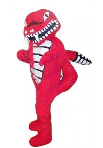 Professional Custom Red Rattle Snake Mascot Costume Adult Snake Viper Serpent Boa Theme Halloween Anime Cosply Fancy 1749