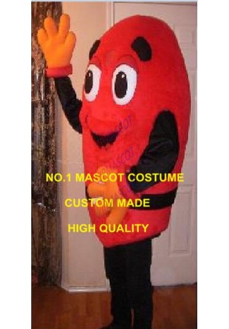 Professional Custom Kidney Bean Mascot Costume Adult Kidney Bean Theme Cartoon Anime Cosply Mascotte Fancy Dress Kits 1813