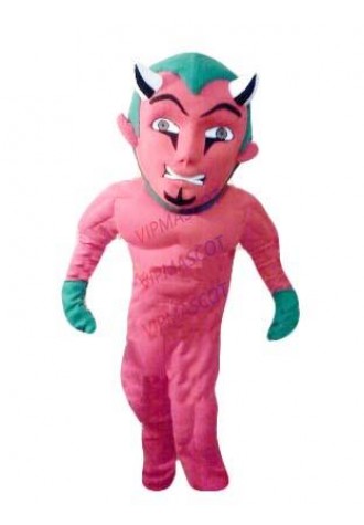 Hot New Halloween Red Devil Mascot Costume Adult Cartoon Anime Cosply Fancy Dress Mascotte Costumes Kits for Carnival Party 1723