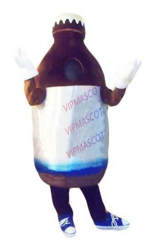Beer Mascot Costume Wine Bottle Beer Winebottle Garrafa (print logo) Anime Cosply Dress Advertising Mascotte Fancy Costumes 1758