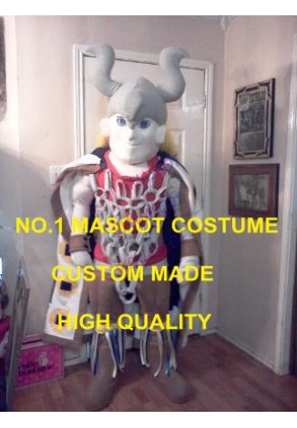 Professional Custom VIKING GAUL MASCOT COSTUME Adult Anime Cosplay Warrior Fighter Knight Theme Cartoon Character Mascotte 1763